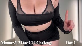 Mommys 3 Day CEI Challenge Day 1 - Cum Eating Instructions by Sadistichoneyb Miss Honey with Encouraging JOI, Body Worship and Interactive Challenge