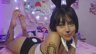 JOI: Naughty bunny asking you to cum inside her (Halloween Special)