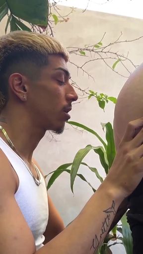 Butt Fucking Tree Huggers Gay Anal Cumshot Deep Breeding! Hung Papi Santo Jorge