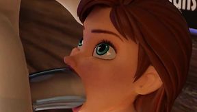 Olaf Aggressively Searches for His Carrot and Dirty Anna !