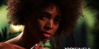 XXX SINFUL - Slow motion teasing and pussy play with cute Ebony babe