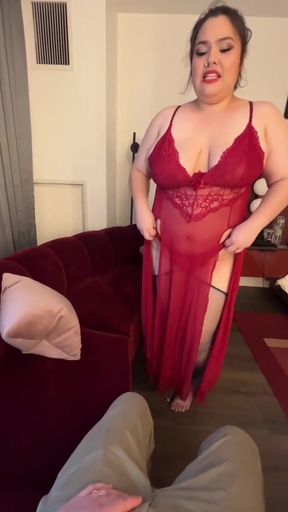 Two Big Cocks for Me! Hubby Had to Stay Clothed &amp; Watch Me Get Fucked