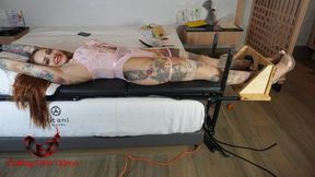 Sarah stretched and tickled - Full HD