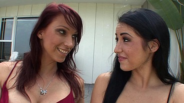 Nikki Hunter And Lola Foxx Lesbian Toy Play
