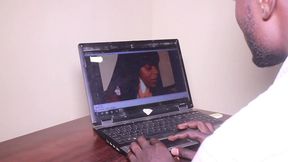 porn initiation of nigerian mandingo actor by professional actress lisa ann after see her porn movies at xvideos on internet. mandingo which a big dick cook 25 inch in front of big ass of lisa ann -