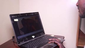 porn initiation of nigerian mandingo actor by professional actress lisa ann after see her porn movies at xvideos on internet. mandingo which a big dick cook 25 inch in front of big ass of lisa ann -
