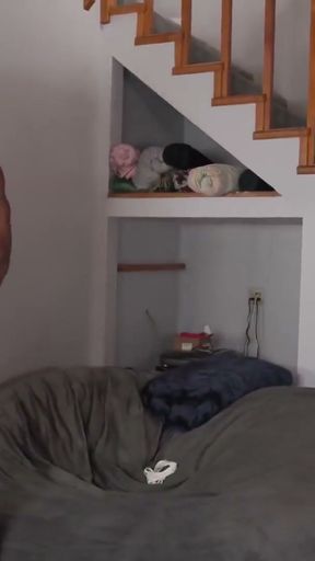 Busty Tattooed Wife Lucky Kay Takes a Big Hard Cock In Front of Cuck Husband   Clip 1