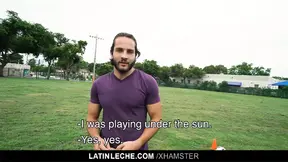 Latin - Straight Soccer Stud Gay For Pay