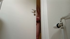 Hiding Behind Door