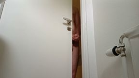 Hiding Behind Door