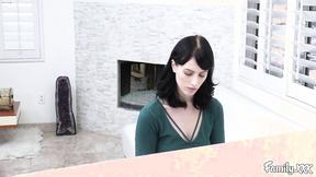 ”Thrilling brunette Alex Harper gets screwed by her stepdaddy”