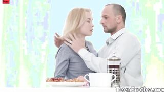 Anal Craving 18 Year Old beauty Via Lasciva Eats Dick For Breakfast