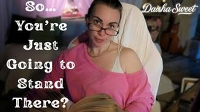 JOI From Across the Room | Tease, Guided Release, and a Playful Dismissal