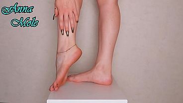 Soles Toes Calf Muscles Golden Pedicure