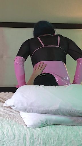 Fucking Sexy Sissy in Chastity - Compilation 8