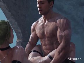 Emerald Twin-tails, Black Choker part2 -she Owns the Night and Goes All the Way.