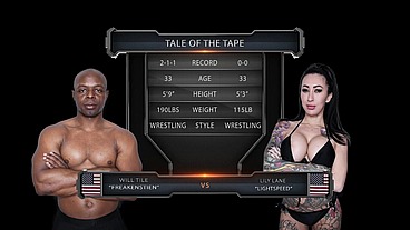 Lily Lane vs Will Tile Mixed Wrestling