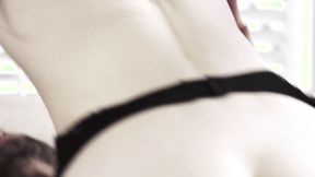 ”Young sexy girl in stockings Evelyn Clair enjoys doggy style”