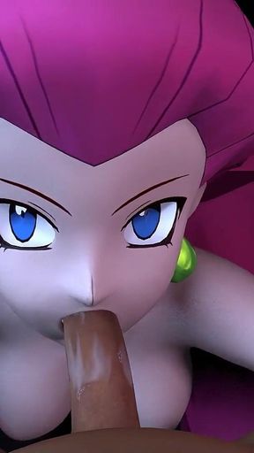 Jessie From Team Rocket Sucks Dick in POV | Pokemon Parody