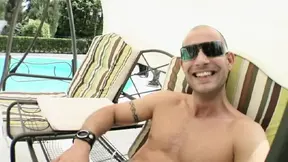 Outdoor scene with the blonde Gina and Mikey - she gets her ass fucked and swallows