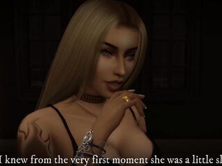 Biggest Golden-haired Futanari Dominates Hunk