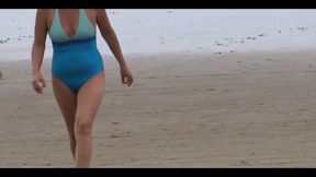 My Wife, Latin Step Mother Enjoys Sex and Fucks Hard on the Beach with Her Best Friend