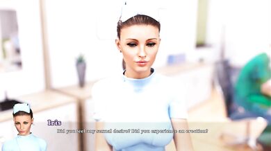 Nurse’s Thick Dose in the Hospital Bed 3D
