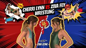 Competitive Wrestling Headscissors & Submissions - Ziva Fey & Cherri Lynn (HD 1080p)