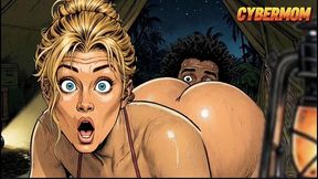 anal amazonia 4: bbc for a white married bitch ass-to-mouth. cartoon, wife cheating, rimming. lick asshole