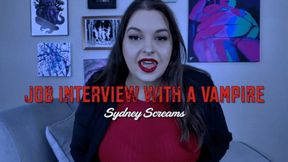 Job Interview with a Vampire - POV Job Interview with Hot Vampire Boss Sydney Screams - 720 mp4