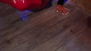 Hot Whore Monika Foxxx Huge Dildo Anal Masturbation, Show Big Prolapse And Drink Squirt From Floor