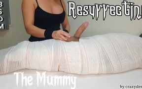 Part 2 Mummified Handjob with Interruption of Cum for Two Minutes