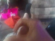 after 12 hours of stroking and cumming a couple times dry cumming #2