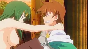 Rance Quest for Hikari 4 - Busty hentai princess pounds her pussy down on cock