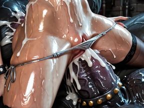 Virgin 18yo Girl Anal Destroyed by Monster - Filled with Cum