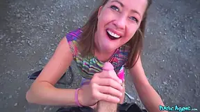 Erik Everhard And Elisa Tiger In Smiley Chick Gets Screwed In Public