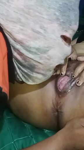 female security guard&#039;s pussy licked until it melts   Clip 1