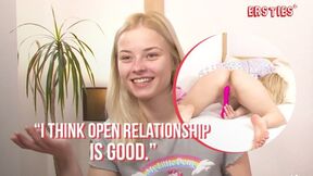 ”Ersties - Adorable Blonde Beauty From Ukraine Uses a Vibrator To Satisfy Her Desires”