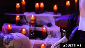 Naughty Joanna Angel gets stuffed for the holidays