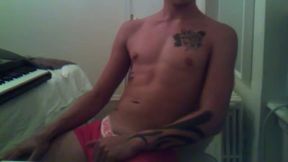 Tattooed, Twink, Slender, Boxer Briefs