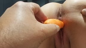 When My Husband Gets Freaky with the Veggies for Dinner and Fucks Me