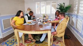 Big Butt ebony mystiques Interracial Bedroom Fuckathon Delight