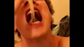 Lisbon Gay Man Enjoying Cum With Used Condoms In Hot POV Action