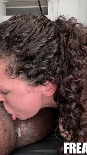 Nasty MILF Betty Buttplug Super Sloppy Blowjob