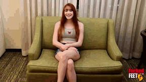 Redhead Michelle Anthony has Impeccable Feet! ( MP4 720p HD )