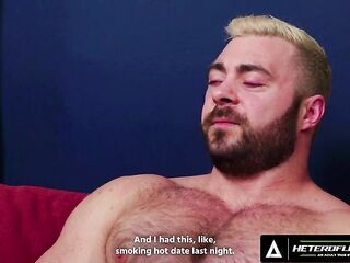 HETEROFLEXIBLE - Str8 Roommates Jerk Off During the time that Awaiting Turn For The Shower - ENGLISH SUBTITLES