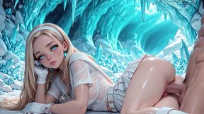 a truly extraordinary young woman invited me into her cave - ai generated parody