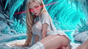 a truly extraordinary young woman invited me into her cave - ai generated parody