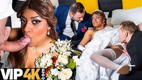 VIP4K  Damn good wedding fun with my bestie