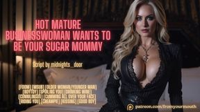 Hot Mature Businesswoman Wants To Be Your Sugar Mommy ❘ ASMR Audio Roleplay